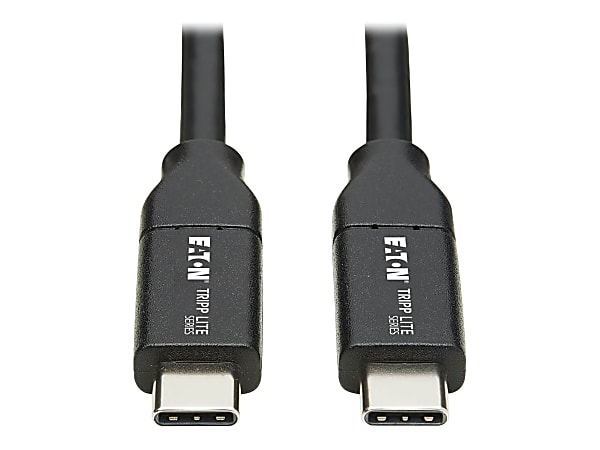 Tripp Lite USB Type C to USB C Cable USB 2.0 5A Rating USB-IF Cert M/M 3M - First End: 1x Type C Male USB - U040C3MC5A