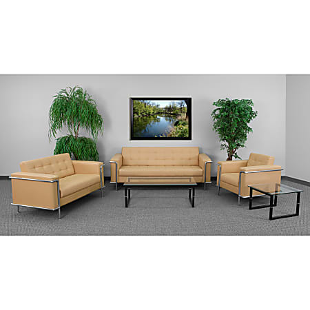Flash Furniture HERCULES Lesley 5-Piece Living Room Set, Brown