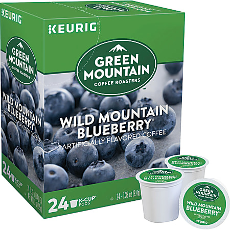 Green Mountain Coffee® K-Cups, Medium Roast, Mountain Blueberry, Carton Of 24 K-Cups