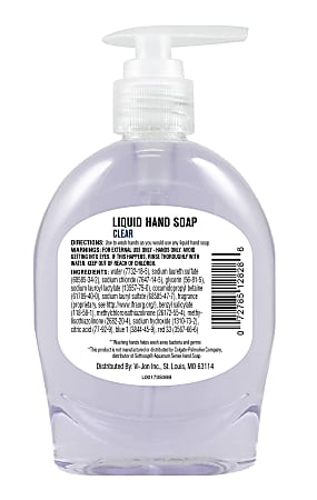 Soap clearance with triclosan