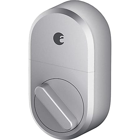 August Bluetooth Smart Door Lock, Silver