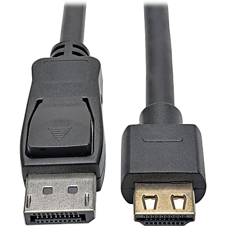 Eaton Tripp Lite Series DisplayPort 1.2 to HDMI Active Adapter Cable (M/M), 4K 60 Hz, Gripping HDMI Plug, HDCP 2.2, 12 ft. (3.7 m) - DisplayPort/HDMI