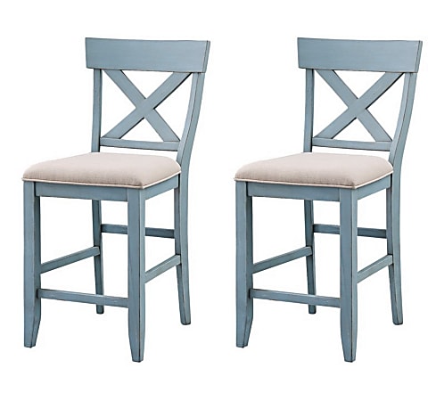 Coast to Coast Counter-Height Dining Chairs, Natural, Set