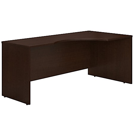 Bush Business Furniture Series C Components 72"W Corner Right-Hand Computer Desk, Mocha Cherry, Standard Delivery