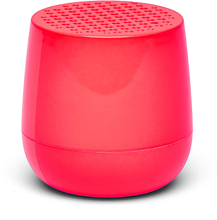 Lexon MINO+ LA125 Wirelessly Rechargeable Bluetooth Speaker, Pink Fluo