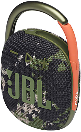 JBL CLIP 4 Ultra Portable Waterproof Speaker Camouflage - Office Depot