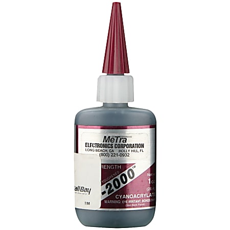 Install Bay® Instant Rubber Tough Black Glue, 1 Oz