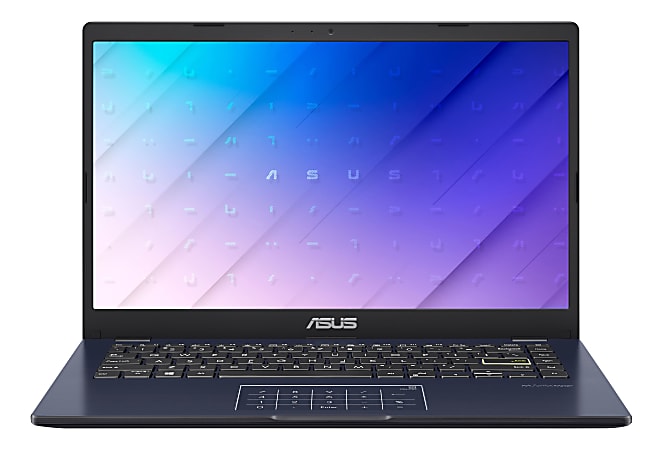 ASUS® E410 Laptop, 14" Screen Intel® Pentium™ Silver, 4GB Memory, 128GB eMMC Memory, Windows 10 in S Mode + Office 365, E410MA-OH24