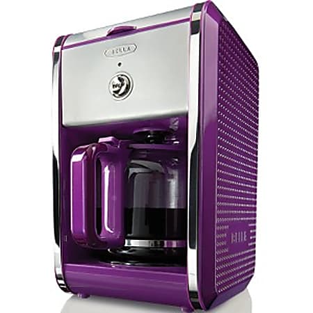 Open Box: Bella 13926 Purple Diamonds 12-Cup Programmable Coffee Maker 
