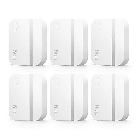 Ring Alarm Home Security System Contact Sensors, Pack Of 6 Sensors