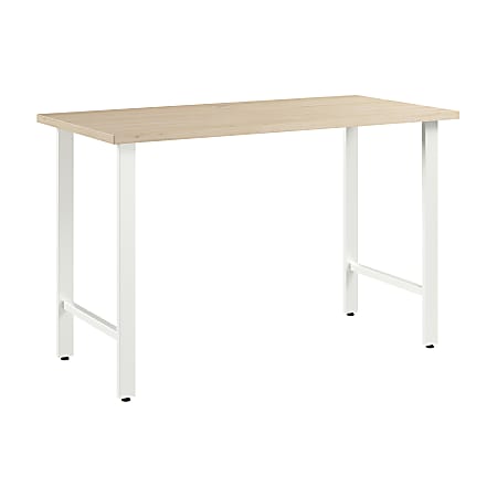 Bush Business Furniture Hustle 48"W Computer Desk With Metal Legs, Natural Elm, Standard Delivery