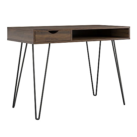 Ameriwood™ Home Concord 42"W Computer Desk With Storage, Walnut