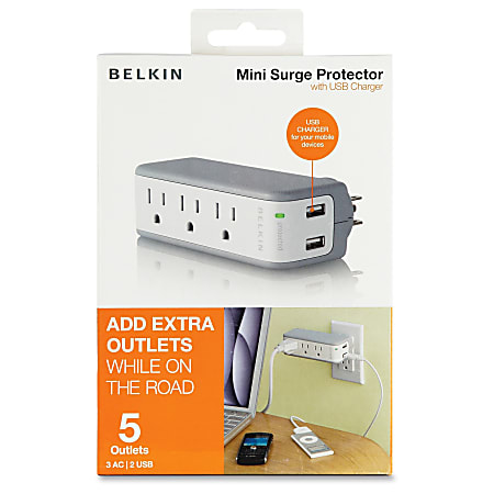 Belkin 3-Outlets Surge Suppressor with USB Charging