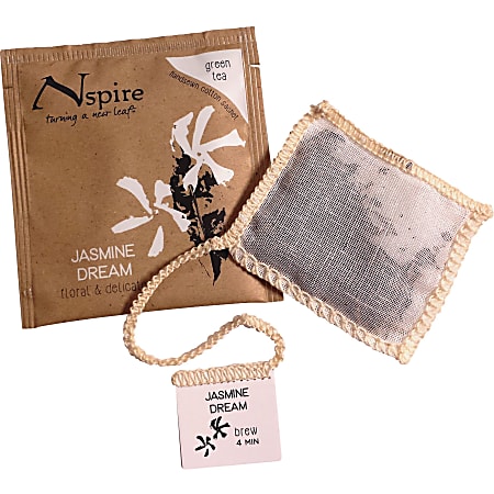 Numi® Nspire Tea Jasmine Dream, 0.83 Oz, Carton Of 50