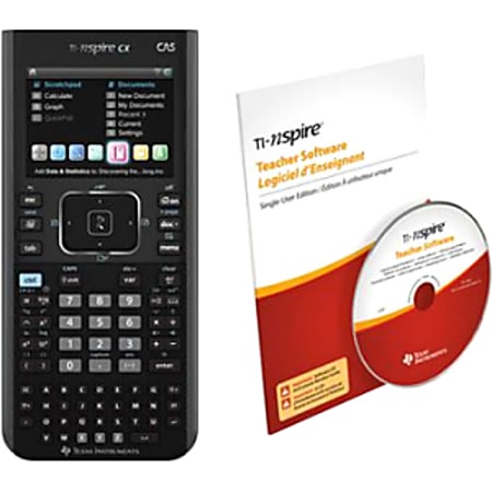 Texas Instruments N3CAS/CBX/2L1/B TI-NspireCX CAS Teacher Bundle - Battery Powered