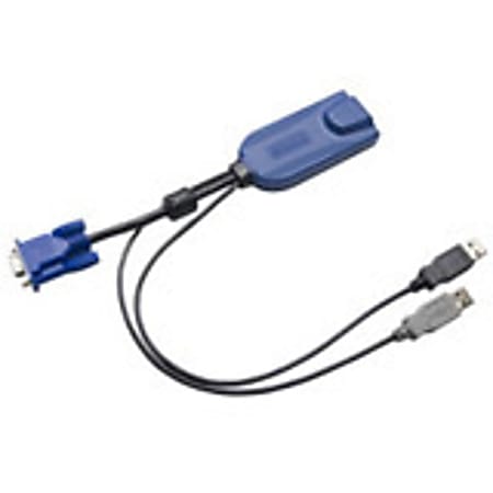 Raritan Dominion KX II KVM Cable - HD-15 Male Video, Type A Male USB - RJ-45 Female Network