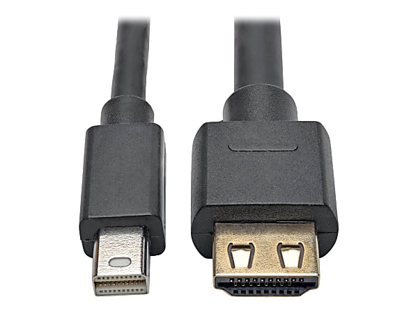 Eaton Tripp Lite Series Mini DisplayPort 1.2a to HDMI Active Adapter Cable (M/M), 4K 60 Hz, HDCP 2.2, 10 ft. (3.1 m) - HDMI/Mini DisplayPort