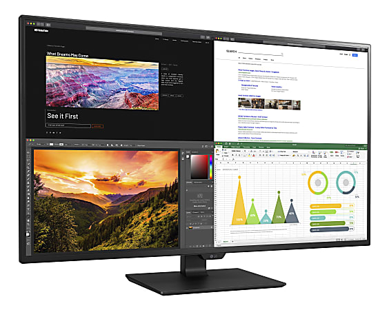 LG 43 4K UHD Monitor FreeSync 43UN700 B - Office Depot