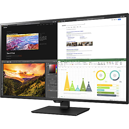 LG 43 4K UHD Monitor FreeSync 43UN700 B - Office Depot