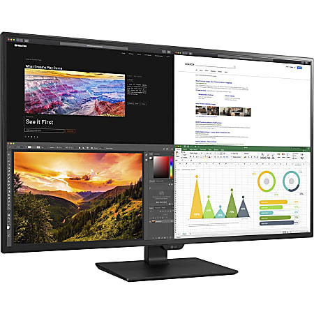 LG 43 4K UHD Monitor FreeSync 43UN700 B - Office Depot