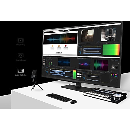 LG 43 4K UHD Monitor FreeSync 43UN700 B - Office Depot