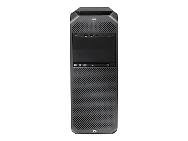 HP Workstation Z6 G4 - Tower - 4U - 1 x Xeon Silver 4214 / 2.2 GHz - vPro - RAM 32 GB - SSD 256 GB - HP Z Turbo Drive, TLC - DVD-Writer - Quadro RTX 5000 - GigE - Win 10 Pro for Workstations 64-bit - monitor: none - keyboard: US - black - Smart Buy