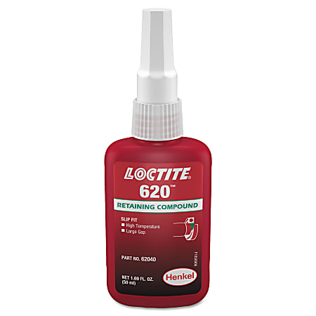 Loctite® 620™ High-Temperature Retaining Compound, 250 mL Bottle, Green