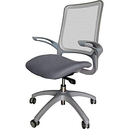 Lorell® Vortex Self-Adjusting Weight-Activated Task Chair, Gray