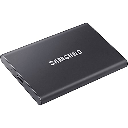 Samsung Portable External Solid State Drive 1TB Titan Gray - Office Depot