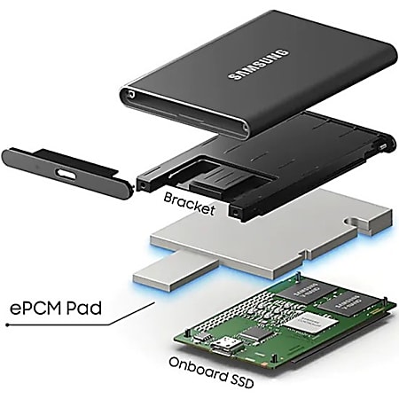 Samsung Portable External Solid State Drive 1TB Titan Gray