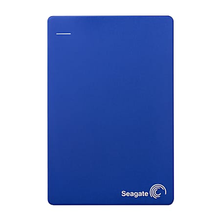 Seagate Backup Plus Slim 1TB Portable External Hard Drive, USB 3.0, Blue