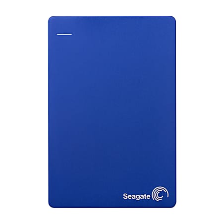 Seagate® Backup Plus Slim 2TB Portable External Hard Drive, USB 3.0, Blue