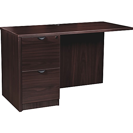 Lorell® Prominence 79000 Series Return Desk, Left, 42"W x 24"D, Espresso