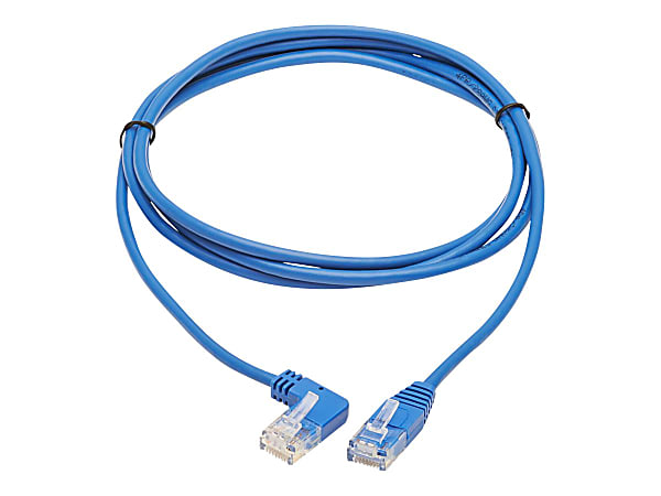 Tripp Lite N204-S05-BL-LA Cat.6 UTP Patch Network Cable - First End: 1 x RJ-45 Male Network - Second End: 1 x RJ-45 Male Network - 1 Gbit/s - Patch Cable - Gold Plated Contact - 28 AWG - Blue