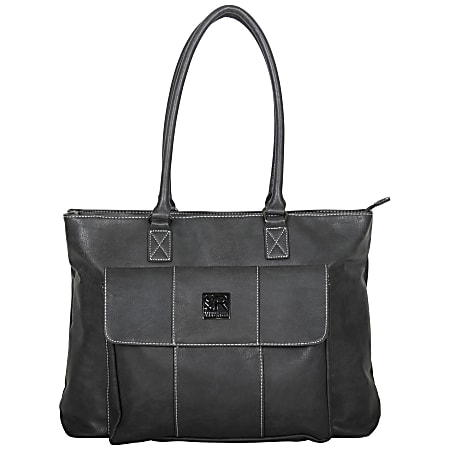 Kenneth Cole Reaction Laptop Tote For 16 Laptops Charcoal - Office Depot