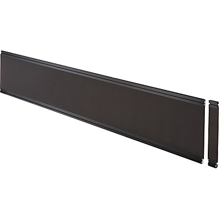 Lorell® Desktop Panel System Fabric Panel, 71"W x 12"H, Black