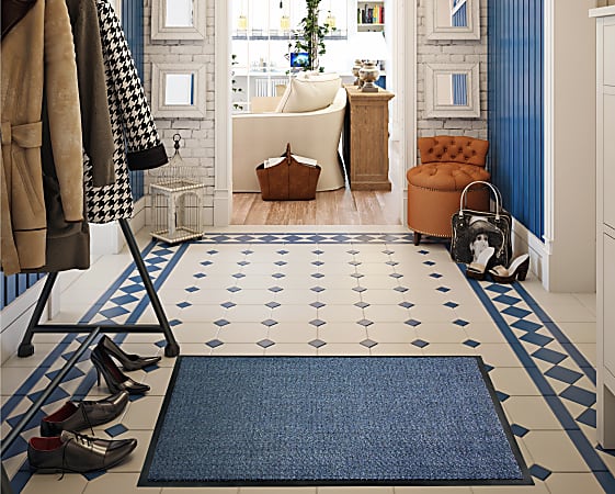 Floortex® Doortex® Advantagemat® Door Mat, 24" x 36", Blue
