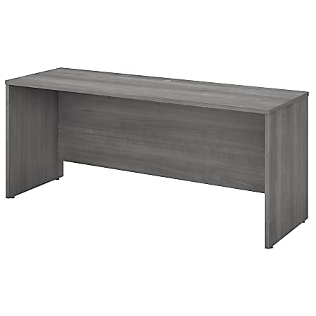 Bush Business Furniture Studio C 72"W Credenza Computer Desk, Platinum Gray, Standard Delivery