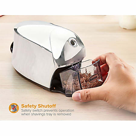 Bostitch QuietSharp Executive Pencil Sharpener - x 4 Bostitch QuietSharp Executive Pencil Sharpener - x 4