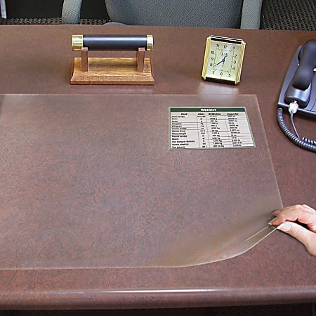 Clear desk cover protector hot sale