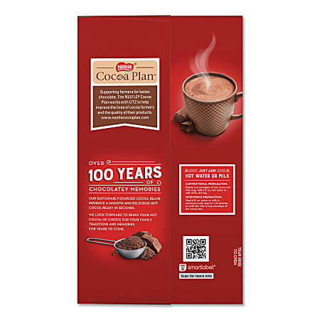 Nestle Rich Chocolate Hot Cocoa 0.71 Oz Box Of 50 Packets