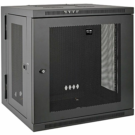 Tripp Lite by Eaton SmartRack 12U Low-Profile Switch-Depth Wall-Mount Small Rack Enclosure Hinged Back - 19" 12U , Wall Mounted