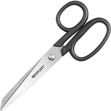 Acme Kleencut Stainless Steel Straight Shears, 6", Straight, Black