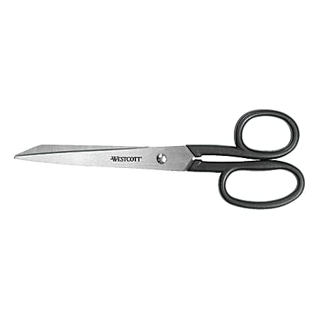 Acme Kleencut Stainless Steel Straight Shears, 8", Straight, Black