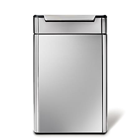 simplehuman Steel Compost Caddy - White - 4 L