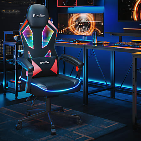 Gaming chair with led 2025