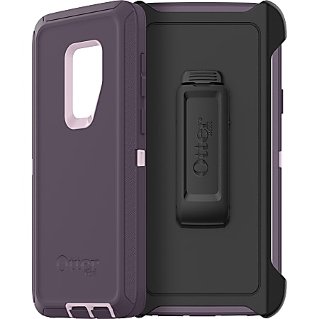 OtterBox Defender Carrying Case (Holster) Smartphone - Purple Nebula - Drop Proof, Dirt Resistant Port, Dust Resistant Port, Lint Resistant Port - Polycarbonate Shell, Synthetic Rubber Cover - Belt Clip