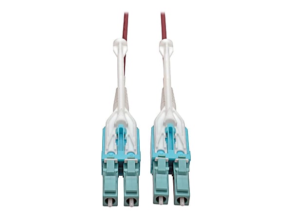 Eaton Tripp Lite Series 10G Duplex Multimode 50/125 OM4 LSZH Fiber Optic Cable (LC/LC), Push/Pull Tabs, Magenta, 8 m - Fiber Optic  - N82108MMGT