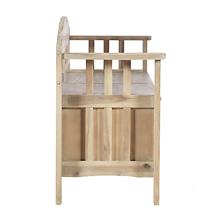 Linon split seat storage bench deals