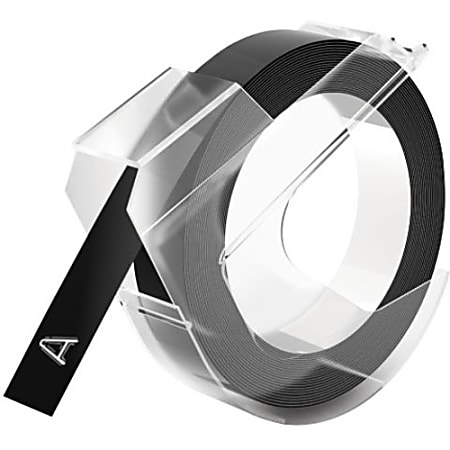 DYMO® 5201-09 Embossed Vinyl Labeling Tape, 0.38